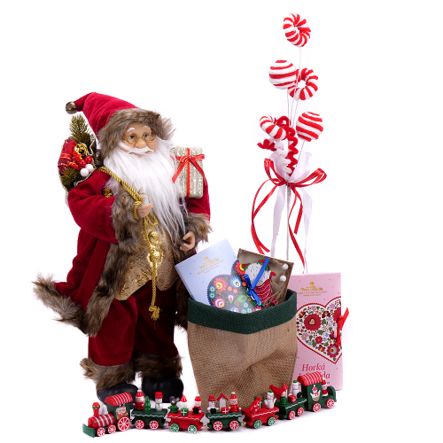 Darčekový set Mikuláš a vianočné dekorácie