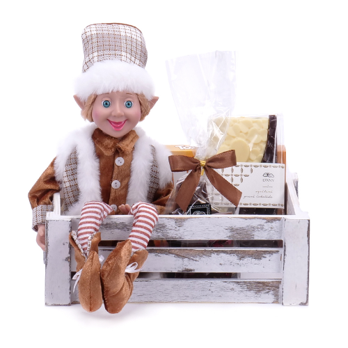 Darčekový vianočný set trpaslík a čokoláda