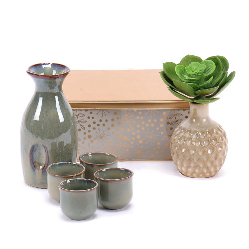 Darčekový dekoračný box a keramické doplnky