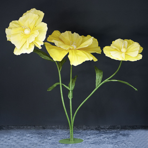 Kvet na stojane x3 mix K169 umelý