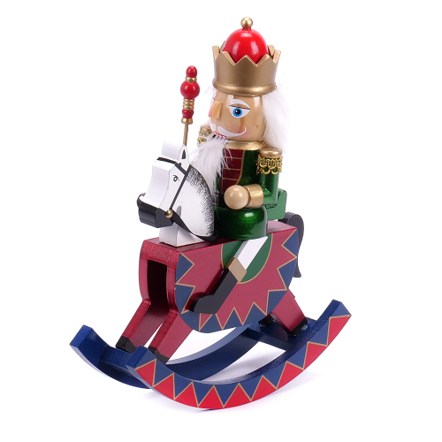 Luskáčik na koni L15 30cm drevo