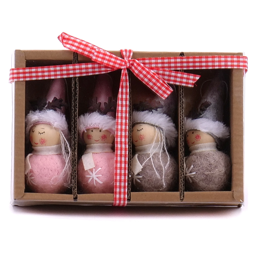 Figurka vianočná x4 L159 mix balenie