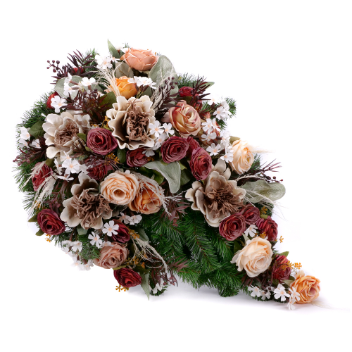 Irigo smútočná slza penové a umelé farebné kvety